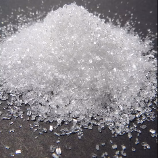 Sulfato de magnesio granular del fertilizante Mgso4.7H2O de la fórmula química de la pureza del 98%